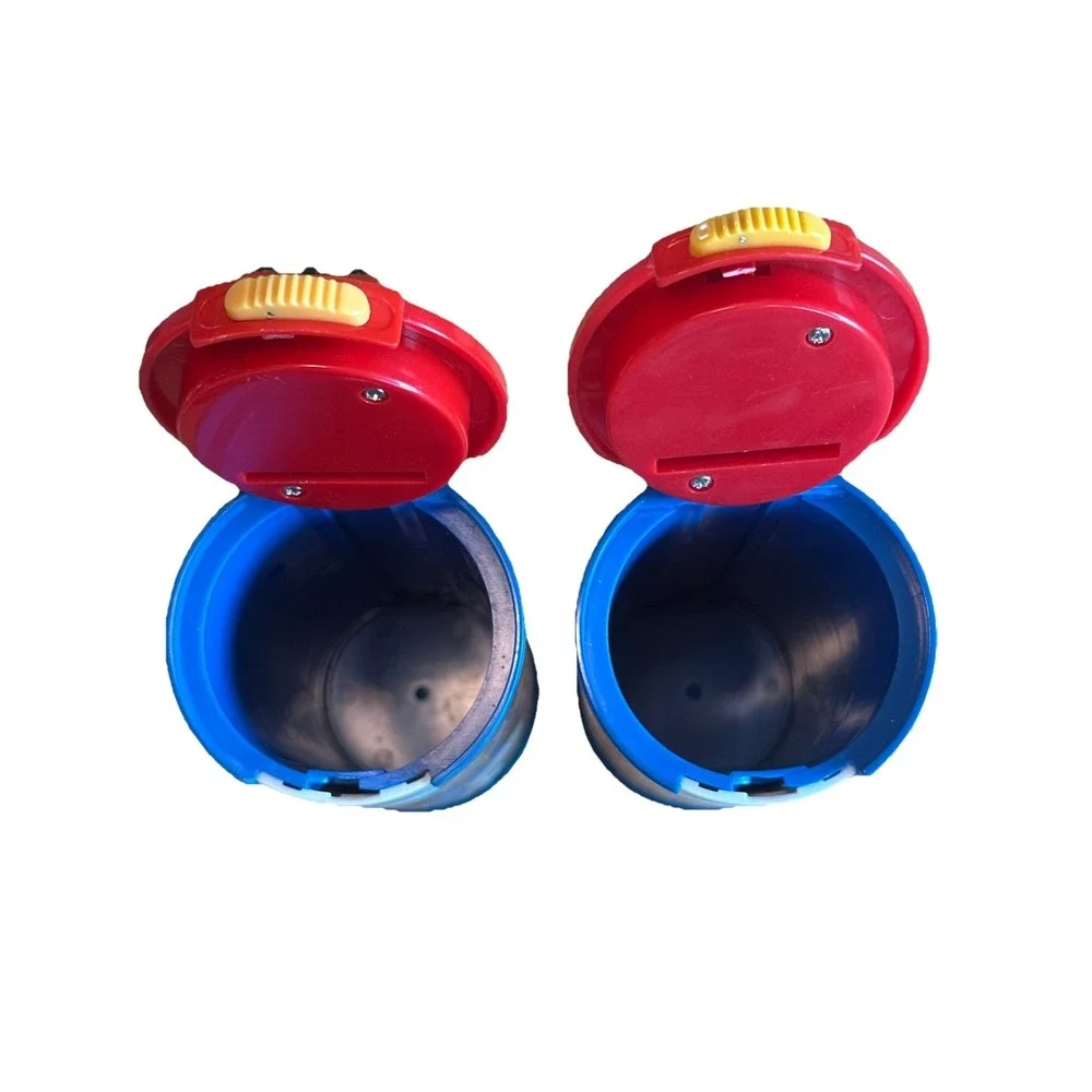 (2) Thomas and Friends Train VTG Pecoware‎ Toy Puzzle Bank 2002 6.5